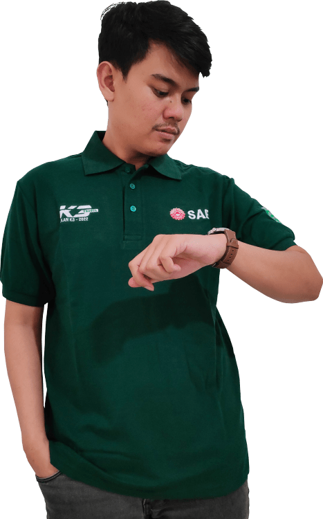 Konveksi Polo Shirt Male Front-min
