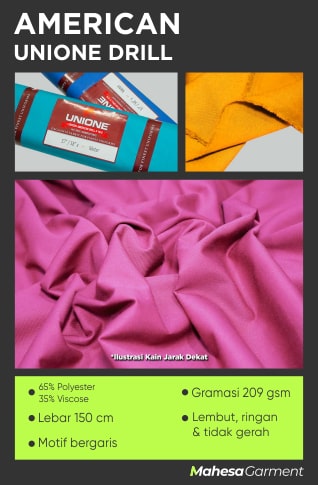 Bahan American Unione Drill-min